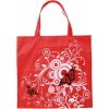 Skladacia nákupná taška s motýľ - červená Skladacia nákupná taška s motýľ - červená
