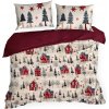 Eurofirany vianočné satén obliečky ASHER 160X200 2x70X80 Eurofirany vianočné satén obliečky ASHER 160X200 2x70X80
