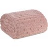 Eurofirany Hebká deka LISA pudrová Mikroplyš 150x200 cm Eurofirany Hebká deka LISA pudrová Mikroplyš 150x200 cm