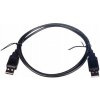 Digitus AK-300100-010-S USB, A/samec na A/samec, 1m, černý Digitus AK-300100-010-S USB, A/samec na A/samec, 1m, černý
