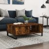 Konferenčný stolík dymový dub 90x60x35 cm kompozitné drevo-ForU-827073 Konferenčný stolík dymový dub 90x60x35 cm kompozitné drevo-ForU-827073