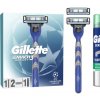 Gillette Mach 3 sport pre mužov strojček sport + 2 náhradná hlavica + gél na holenie 200 ml darčeková sada Gillette Mach 3 sport pre mužov strojček sport + 2 náhradná hlavica + gél na holenie 200 ml darčeková sada