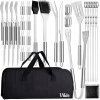 Sada grilovacieho náradia z nehrdzavejúcej ocele s puzdrom, 33 ks Sada grilovacieho náradia z nehrdzavejúcej ocele s puzdrom, 33 ks