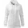 Mikina dámska Trendy Zipper 411 biela