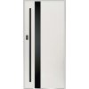 Kovové vchodové dvere S68 Clear 90 Ľ biele otváranie dovnútra Kovové vchodové dvere S68 Clear 90 Ľ biele otváranie dovnútra