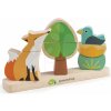 Tender Leaf Toys magnetická skladačka s líškou Foxy Magnetic Stacker 8 tvarovaných kociek