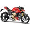 Maisto Ducati Super Naked V4 S Červená 1:18