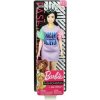 Barbie Modelka černo-modré šaty s ledvinkou