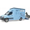 Bruder 2674 MB Sprinter Preprava koní s figúrkou koňa Bruder 2674 MB Sprinter Preprava koní s figúrkou koňa