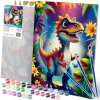 Massido 699023 Maľovanky podľa čísel Dinosaurus 40 x 50 cm Massido 699023 Maľovanky podľa čísel Dinosaurus 40 x 50 cm