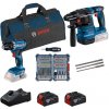 Bosch GSR 18V-45 + GBH 18V-22 + 45 dielna sada bitov + 3 dielna sada vrtákov SDS-plus-5 + 2× 4.0 Ah 0615V0003D Bosch GSR 18V-45 + GBH 18V-22 + 45 dielna sada bitov + 3 dielna sada vrtákov SDS-plus-5 + 2× 4.0 Ah 0615V0003D