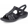 Dámske sandále RIEKER 60809-00 čierna S6 38 Dámske sandále RIEKER 60809-00 čierna S6 38