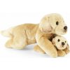 pes labrador s mláďaťom ležiaci 25 cm pes labrador s mláďaťom ležiaci 25 cm