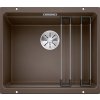 Granitový kuchynský drez BLANCO Etagon 500-U - s posuvnými koľajničkami Farba: káva Granitový kuchynský drez BLANCO Etagon 500-U - s posuvnými koľajničkami Farba: káva