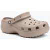 Dámske šľapky Crocs Classic Platform Clog taupe Dámske šľapky Crocs Classic Platform Clog taupe