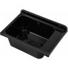 Gamma Selva, univerzálna plastová výlevka 58x38x26,7 cm + sifón, 1-komorová, čierna, GMA-KGS58-BK Gamma Selva, univerzálna plastová výlevka 58x38x26,7 cm + sifón, 1-komorová, čierna, GMA-KGS58-BK