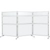 2x3 Modular Magnetická tabuľa 120x180 k paravánu / lakovaný povrch / ALU rám