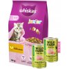 WHISKAS Junior chicken 14kg + WILD FARM Premium Grain Free Chicken and Salmon Junior 2x400g WHISKAS Junior chicken 14kg + WILD FARM Premium Grain Free Chicken and Salmon Junior 2x400g