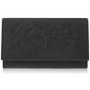 PAOLO PERUZZI Kožená peňaženka s motívom T-44-BL | čierna T-44-BL PAOLO PERUZZI Kožená peňaženka s motívom T-44-BL | čierna T-44-BL