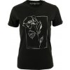 ALPINE PRO Dámske tričko NUNA čierna biela ALPINE PRO Dámske tričko NUNA čierna biela