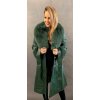 Max Original Leather Dámsky kožený kabát REBECCA FUR verde (38 XXS) - Verde - 38 Max Original Leather Dámsky kožený kabát REBECCA FUR verde (38 XXS) - Verde - 38