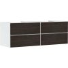 Hansgrohe Xevolos E Umývadlová skrinka 157x56x55 cm, 4 zásuvky, matná biela/tmavý dub 54199730-HG Hansgrohe Xevolos E Umývadlová skrinka 157x56x55 cm, 4 zásuvky, matná biela/tmavý dub 54199730-HG