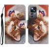 Peňaženkové 3D puzdro COLORED na Xiaomi 12T / 12 Pro – Motýľ a mačka Peňaženkové 3D puzdro COLORED na Xiaomi 12T / 12 Pro – Motýľ a mačka