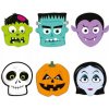 Papierové masky na Halloween - Monster Zombie 6 ks Papierové masky na Halloween - Monster Zombie 6 ks