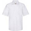 Košeľa pánska Fruit of the Loom Short Sleeve Popolin Shirt - biela, S Košeľa pánska Fruit of the Loom Short Sleeve Popolin Shirt - biela, S