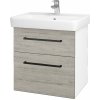 Dreja Umývadlová skrinka Q MAX SZZ2 60 - N01 Biela lesk / Úchytka T06 / D05 Oregon Dreja Umývadlová skrinka Q MAX SZZ2 60 - N01 Biela lesk / Úchytka T06 / D05 Oregon
