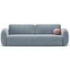 Cosmopolitan Design Sivomodrá zamatová rozkladacia/s úložným priestorom pohovka 262 cm Tonale Cosmopolitan Design Sivomodrá zamatová rozkladacia/s úložným priestorom pohovka 262 cm Tonale