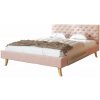 Wilsondo Čalúnená jednolôžková posteľ Kalifornia 120x200 - ružová Wilsondo Čalúnená jednolôžková posteľ Kalifornia 120x200 - ružová
