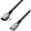 Uholný USB-C 3.2 Gen1 kábel 2m 5Gbps 100W PD Predlžovací kábel LogiLink C/M-C/F Uholný USB-C 3.2 Gen1 kábel 2m 5Gbps 100W PD Predlžovací kábel LogiLink C/M-C/F