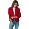 M.K.M Dámske červené sako SABINA Farba: Červená, Veľkosť: 4XL Červená 52 M.K.M Dámske červené sako SABINA Farba: Červená, Veľkosť: 4XL Červená 52