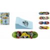 Teddies Skateboard prstový plast 10cm s doplňky asst Teddies Skateboard prstový plast 10cm s doplňky asst