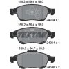 TEXTAR Sada brzdových platničiek kotúčovej brzdy 2491401 TEXTAR Sada brzdových platničiek kotúčovej brzdy 2491401