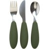 Bibs detský nerezový príbor Hunter-green Bibs detský nerezový príbor Hunter-green