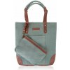 Paolo Peruzzi shopper kabelka zelená Paolo Peruzzi shopper kabelka zelená