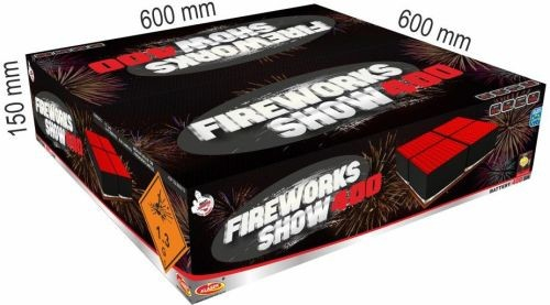 Kompaktný ohňostroj Fireworks Show 400 rán 25 mm