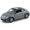 Welly Volkswagen The Beetle, Šedý 1:34-39 Welly Volkswagen The Beetle, Šedý 1:34-39