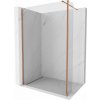 MEXEN/S - Kyoto Sprchová zástena WALK-IN 125 x 30, transparent, ružové zlato 800-125-212-60-00-030 MEXEN/S - Kyoto Sprchová zástena WALK-IN 125 x 30, transparent, ružové zlato 800-125-212-60-00-030