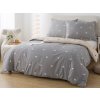 XPOSE® Bavlnené Renforcé obliečky SRDCOVKA DUO - sivé/béžové 140x200 cm, 70x90 cm, Bavlna RENFORCÉ XPOSE® Bavlnené Renforcé obliečky SRDCOVKA DUO - sivé/béžové 140x200 cm, 70x90 cm, Bavlna RENFORCÉ