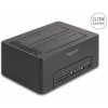 Delock Duální USB dokovací stanice pro 2 x HDD / SSD SATA s funkcí klonování a čtečkou karet + přídavný port USB (64183) Delock Duální USB dokovací stanice pro 2 x HDD / SSD SATA s funkcí klonování a čtečkou karet + přídavný port USB (64183)