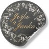 Personal Nálepka - Čierna Elegancia Zvoľte množstvo: od 30 do 60 ks Personal Nálepka - Čierna Elegancia Zvoľte množstvo: od 30 do 60 ks