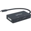 Stacja/replikátor Manhattan USB-C (152983) Stacja/replikátor Manhattan USB-C (152983)
