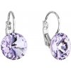 Náušnice Rivoli so Swarovski Elements Violet 12 mm Náušnice Rivoli so Swarovski Elements Violet 12 mm