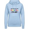 AWDis Hoodie Mikina - Nápis - Let's get one thing Straight - Nebeská modrá - M - Dámske AWDis Hoodie Mikina - Nápis - Let's get one thing Straight - Nebeská modrá - M - Dámske