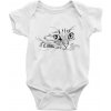 Mačka tvár kresba - Body dojčenské s krátkym rukávom - Krátký r. 18-24 mes ( Biela ) Mačka tvár kresba - Body dojčenské s krátkym rukávom - Krátký r. 18-24 mes ( Biela )