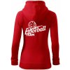 Florbal team - Mikina dámska trendy zipper s kapucňou - L ( Červená ) Florbal team - Mikina dámska trendy zipper s kapucňou - L ( Červená )