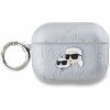 Karl Lagerfeld PU Embossed Karl and Choupette Heads puzdro pre AirPods Pro 2, strieborné 57983120867 Karl Lagerfeld PU Embossed Karl and Choupette Heads puzdro pre AirPods Pro 2, strieborné 57983120867